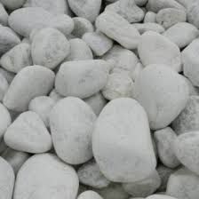 Polar white Marble cobbles 40-80 mm